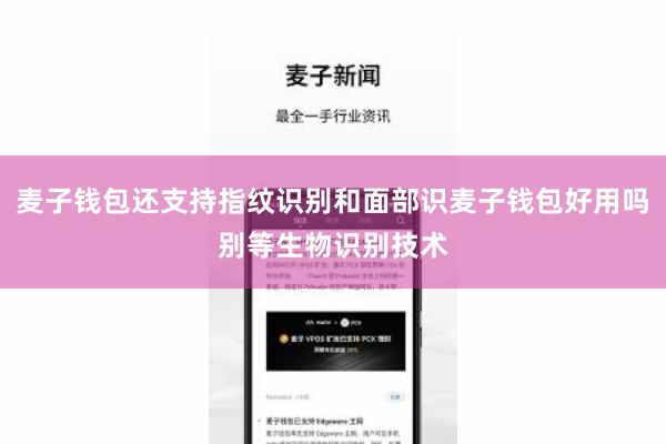 麦子钱包还支持指纹识别和面部识麦子钱包好用吗别等生物识别技术