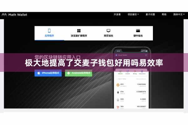 极大地提高了交麦子钱包好用吗易效率